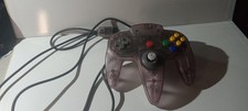 n64 control clear purplish -bad wire- not working- good thumbstick -