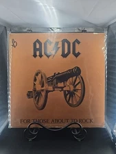 AC/DC–For Those About To Rock OG 1981 Atlantic LP SP Press Masterdisk VG+/VG