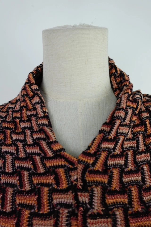 MISSONI ABITO VESTITO DONNA TG 44 DRESS WOMAN MADE IN ITALY VISCOSA - Immagine 2 di 4