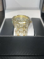 Orologio Moissanite completamente ghiacciato certificato GRA - Nuovo con scatola