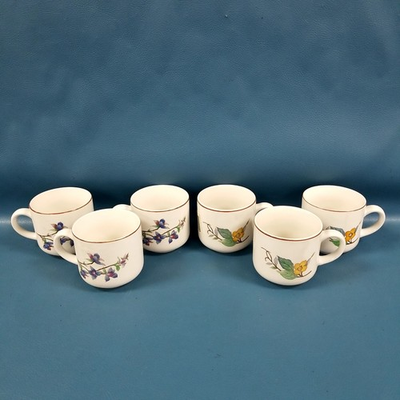 #ad #ad 6 WOODHILL by Citation Floral Ceramic Mugs Cups $7.50