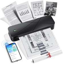 Tattmuse Portable Inkless Thermal Printers Wireless For Travel Bluetooth Small