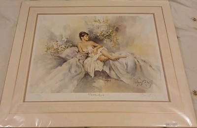 Gordon King Ltd Ed Signed Print 'Alexandria' Large  With COA 564/600 Art