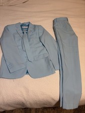 Baby Blue OppoSuit Suit And Tie Size 14y