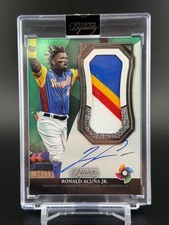 2023 Topps Dynasty Ronald Acuna Jr WBC /10 Patch Auto World Baseball Classic NB1