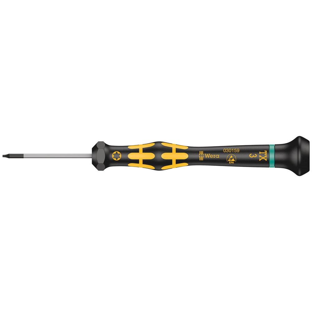 Wera 1567 TORX® ESD Kraftform Micro Screwdriver TORX® TX 3 x 40mm
