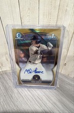 2023 Bowman Draft - Chrome Prospect Autographs Mike Boeve #CDA-MB Gold Wave BB3