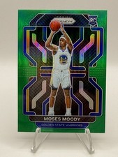 2021-22 Panini Prizm - Moses Moody #308 Green Prizm (RC)