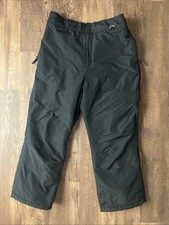Slalom Vintage 90's Cargo Ski Snow Pants Mens L Black Watrproof Winter Straight