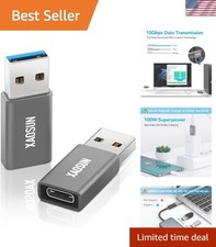 High-Speed USB A to USB C Converter 2-Pack - Efficient Charging  Data Transfer
