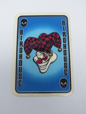 2000 Original Vintage Heath Kirchart Joker Birdhouse Skateboard Sticker