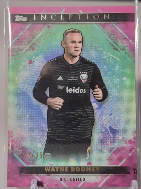 2025 Topps Inception Major League Pink #5 Wayne Rooney 10/35 D C United