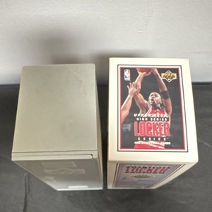 1992/93 Upper Deck Basketball High Series Empty Locker Box & Sleeve M. Jordan