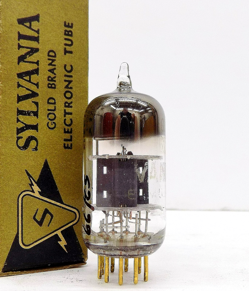 Paire De Tubes Sylvania GB-6201 / 12AT7 NOS – Testés Et Assortis, Emballage Neuf