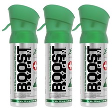 Boost Oxygen Pocket Size Natural 3L Canister | Respiratory Support for Aerobic