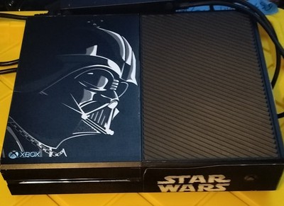 AWESOME Xbox One 500GB Darth Vader Pez Clapper Headset Blu-ray Plush Controller 