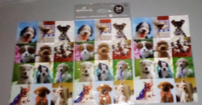 Cute Dogs Stickers Sheets Lot of 4 Hallmark Scrapbooking