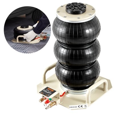 [New]Air Jack,3 Ton/6600 lbs Triple Bag Air Jack,Airbag Jack w/Six Steel Pipes