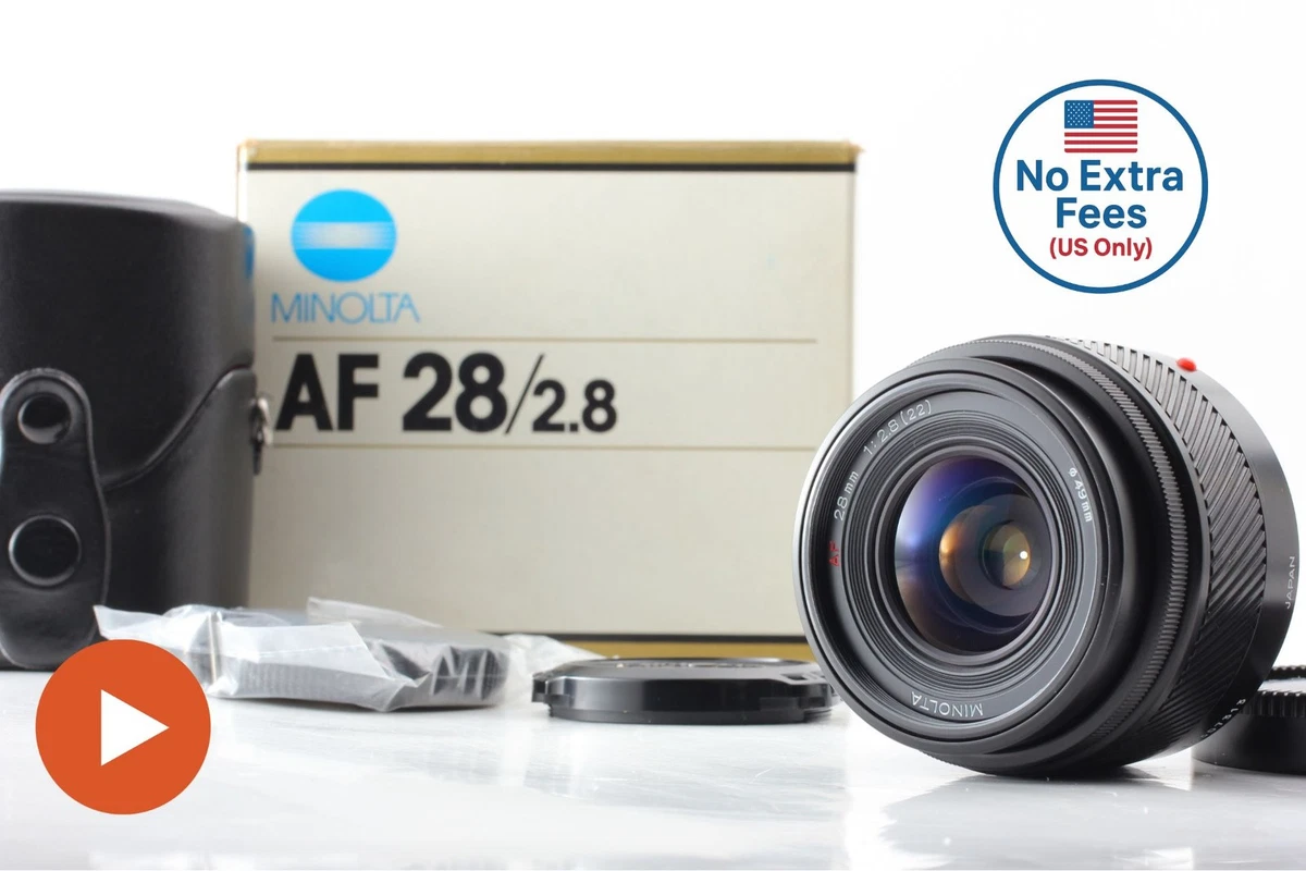 Minolta A-mount 28mm Focal Camera Lenses for sale | eBay