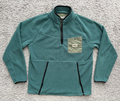 Howler Bros Brothers Free Range Fleece Pullover Men's Medium Green Long Sleeve
