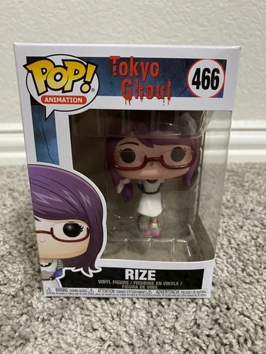 Funko Pop Rize #466 Tokyo Ghoul Animation Vinyl Figure w/ Protector