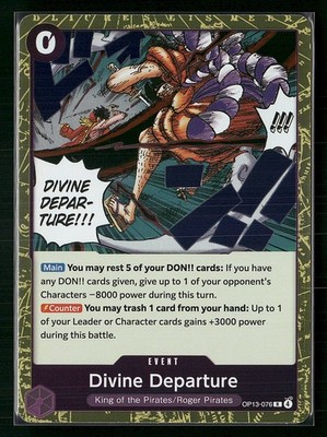 Divine Departure R Foil Carrying On His Will OP13-076 NM