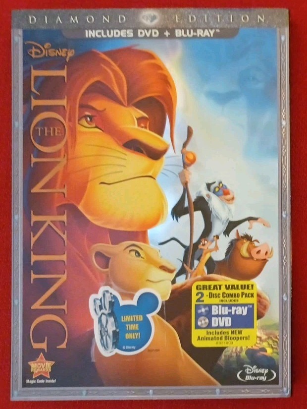 The Lion King (Blu-ray/DVD, 2011, 4-Disc Set, Diamond