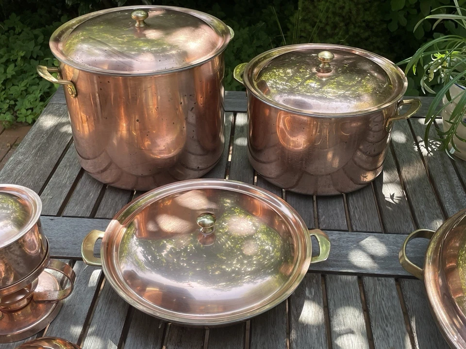 SPRING Switzerland Culinox Gourmet Edelstahl / Kupfertopf  ∅ 25 cm / H 4 cm - Bild 4 von 4