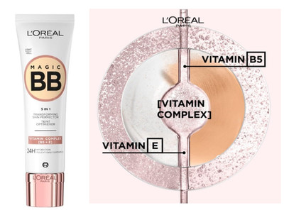 L'Oreal Magic BB Cream 5IN1 Transforming Skin Perfector - Light