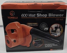 Torelli 600 Watt Shop Blower Compact 120 Volt 75mph Orange Nib Torelli 600 Watt Shop Blower Compact 120 Volt 75mph Orange Nib