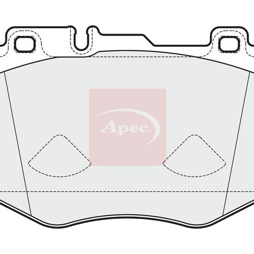 Mercedes C-Klasse W205 2013-2023 BremsbeläGe Vorne Apec PAD2035 (R90)-image