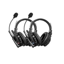 SYNCO Xtalk XMax2 Full-Duplex Wireless Intercom Headset XMax 2PCS, Black