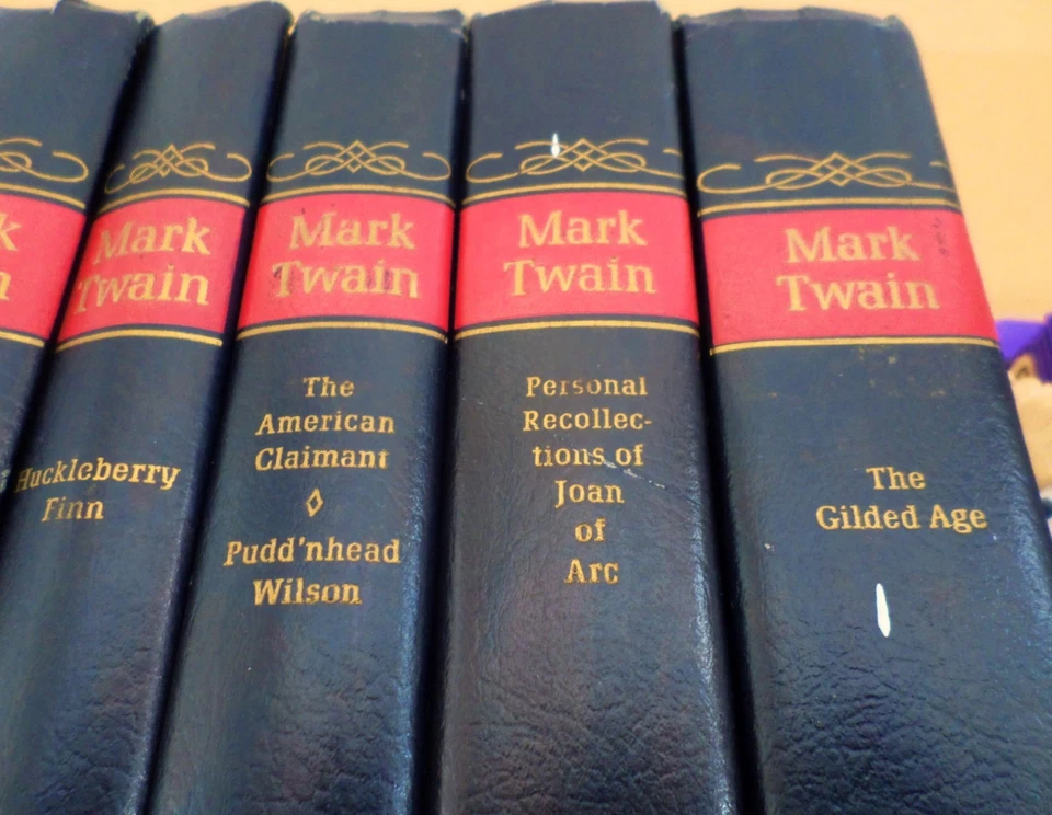 The Complete Novels Of Mark Twain 7 Volume Hardcover Book Set Nelson Doubleday - Image 3 of 4