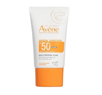 Avène Mineral Sunscreen Multi-Defense Fluid SPF 50+ _Size: 1.3 oz