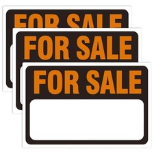 3 Pack for Sale Car Stickers, 12 x 7.87 Inch Premium Self-Adhesive Vinyl