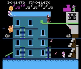 Popeye Nintendo NES Cart Retro PAL 1986 #0530