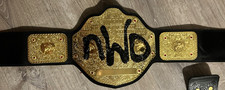 NWO Big Gold WCW Championship Replica Title Belt- Adult Size- 4mm Brass