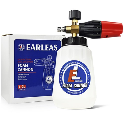 #ad Foam Cannon for Pressure Washer 1 Liter Bottle 210 cubic inches White Red $32.19