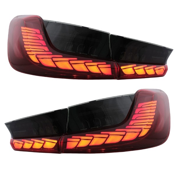 LED RüCkleuchten SET Rot Dynamische Blinker Oled Funktion Passt FüR BMW 3Er G20-image