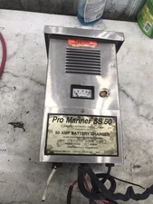 Professional Mariner ProMariner SS 50 A Amp Marine 3 bank battery charger