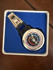 VINTAGE MECHANICAL PEDOMETER SILVA