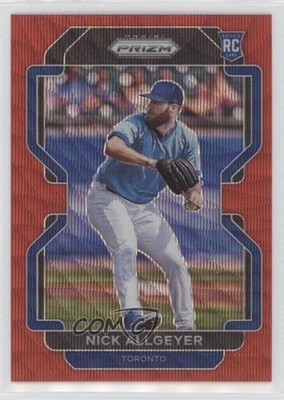 2022 Panini Prizm Tier II Red Wave Prizm 8/99 Nick Allgeyer #169 0c2
