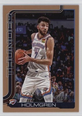 2025-26 Topps Gold 444/2025 Chet Holmgren #118 0m80