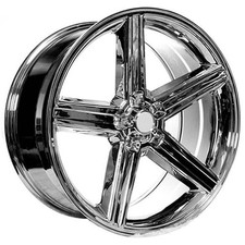 22 Inch Chrome Replica Irocs 5x127 5x5 Wheel Rim 24 26