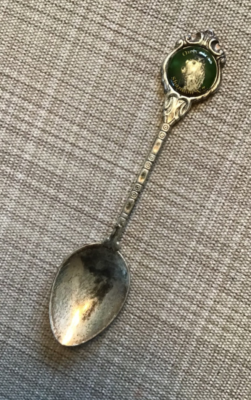 OWLS! NEW OWLCATRAZ Shannon NZ STUART Silver Plate Souvenir SPOON Vry Good Cond