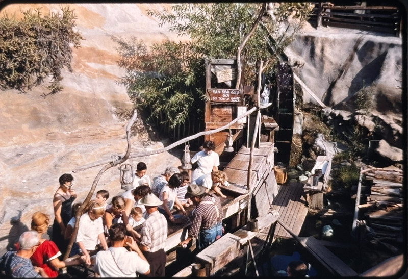 Knotts Berry Farm Gold Pan 1961 Original 35mm Film Slide