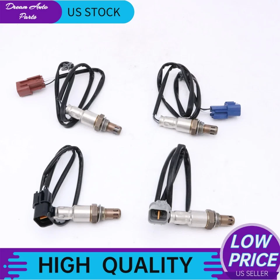 Set of 4 Up & Down Oxygen O2 Sensors For Hyundai Santa Fe Kia Sorento 3.3L 3.5L - Image 2 of 4
