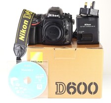 Nikon D600 DSLR Body Only Battery & Charger Refurbished +12Month Guarantee.