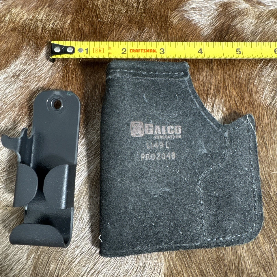 Galco Pocket Protector Handgun Leather Holster, Walther PPK/S/Walther : PRO204B - Image 2 of 4