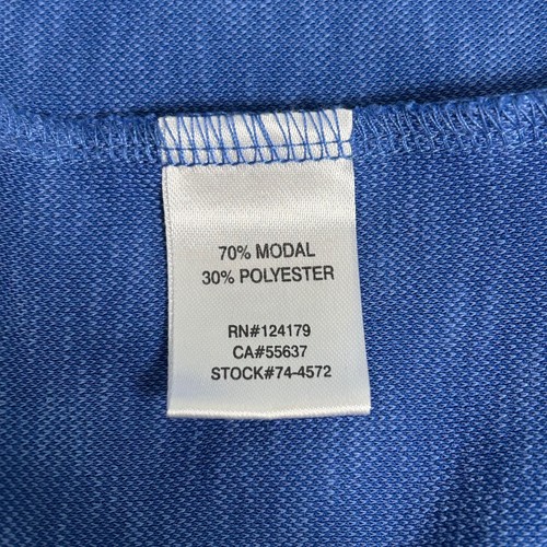Johnston & Murphy Mens Performance Pullover 1/4 Zip Long Sleeve Blue M - Picture 4 of 6